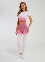 Athletic Ombre Pants Sportswear Leggings
