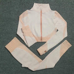 Zippered Fitness Crop Top