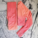 Contoured Ombre Yoga Sets