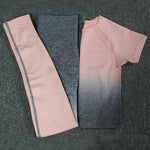Contoured Ombre Yoga Sets