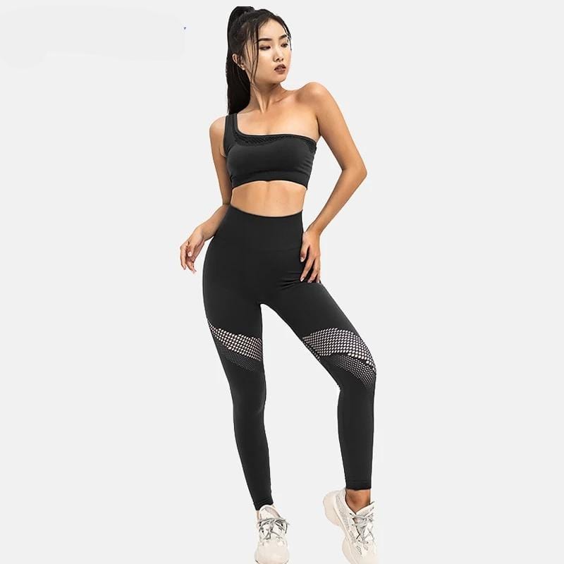 Asymmetrical Seamless Yoga Set