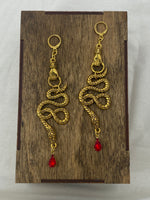 Victorian Glamour Serpent Earrings