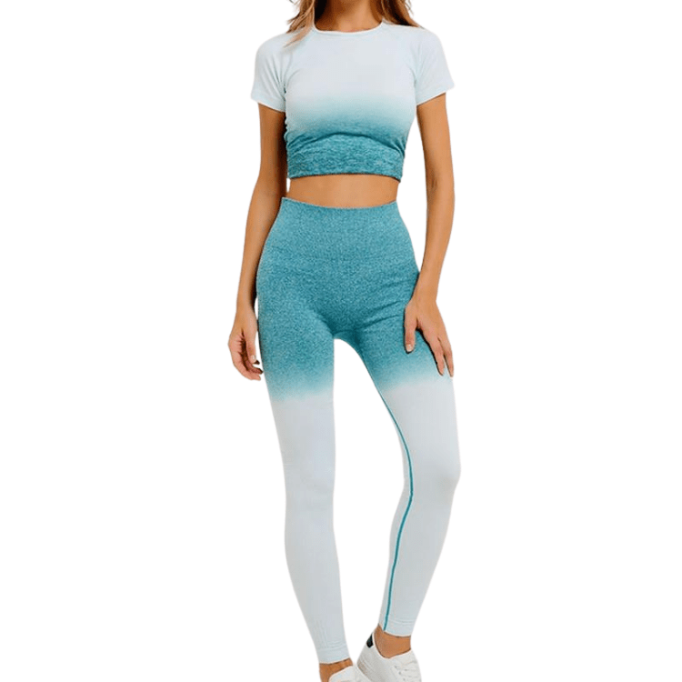 Athletic Ombre Pants Sportswear Leggings Still Wild